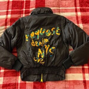 Request y2k Vintage Women's Black cropped Jacket